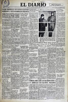 El Diario, edición del 21 de febrero de 1955