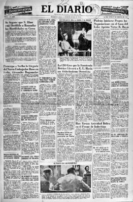 El Diario, edición del 22 de febrero de 1954