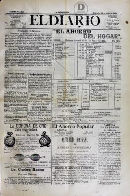 El Diario, edición del 25 de julio de 1906