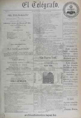 El Telegrafo, edición del 28 de junio de 1894