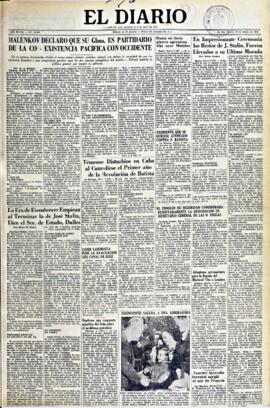 El Diario, edición del 10 de marzo de 1953