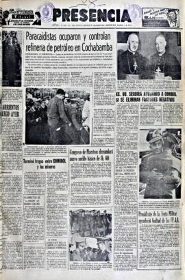 Presencia, edición del 28 de marzo de 1965