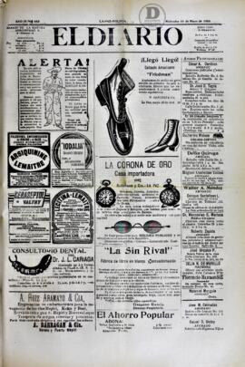 El Diario, edición del 16 de mayo de 1906