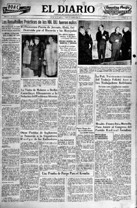 El Diario, edición del 14 de octubre de 1954