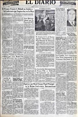 El Diario, edición del 26 de noviembre de 1953