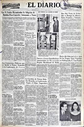 El Diario, edición del 27 de octubre de 1953