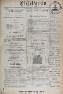 El Telegrafo, edición del 6 de diciembre de 1894