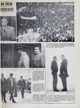 FOTOGRAFÍA: SEGUIDORES PRESIDENTE OVANDO CANDIA. (1970, 05 de octubre). Hoy [La Paz, Bolivia], p. 9.