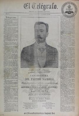 El Telegrafo, edición del 28 de diciembre de 1895