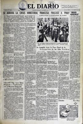 El Diario, edición del 11 de febrero de 1955