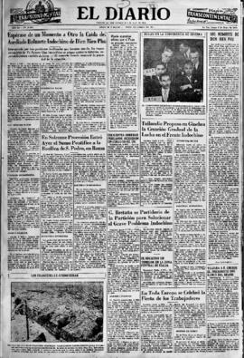 El Diario, edición del 3 de mayo de 1954