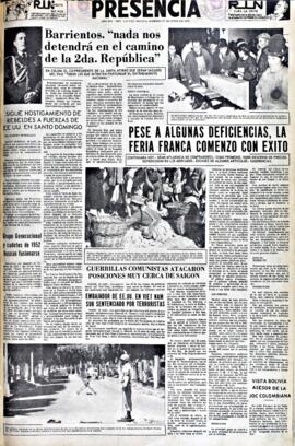 Presencia, edición del 27 de junio de 1965