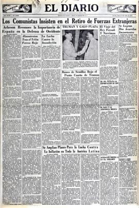 El Diario, edición del 19 de julio de 1951