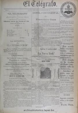 El Telegrafo, edición del 5 de septiembre de 1894