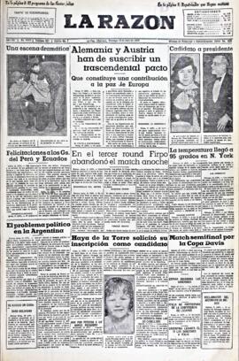 La Razón, edición del 12 de julio de 1936