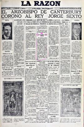 La Razón, edición del 13 de mayo de 1937