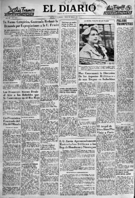 El Diario, edición del 25 de mayo de 1954