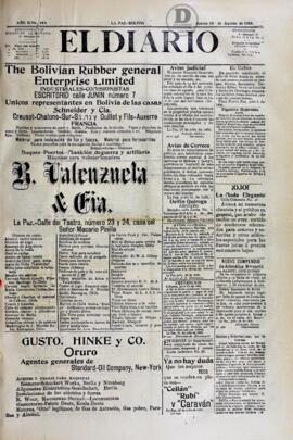 El Diario, edición del 10 de agosto de 1905
