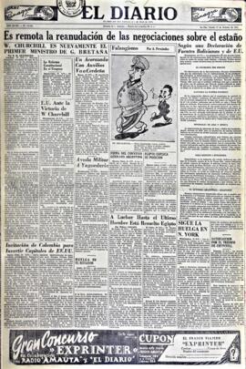 El Diario, edición del 27 de octubre de 1951
