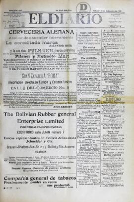 El Diario, edición del 30 de Septiembre de 1905