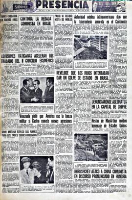 Presencia, edición del 7 de abril de 1964