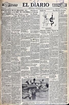 El Diario, edición del 27 de agosto de 1952