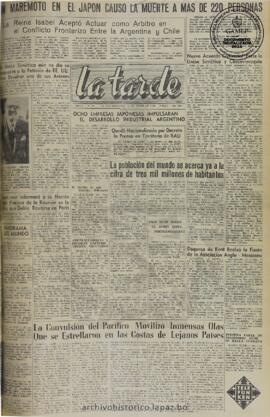 La Tarde, edición del 24 de mayo de 1960