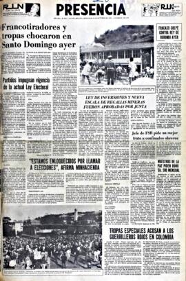 Presencia, edición del 20 de octubre de 1965