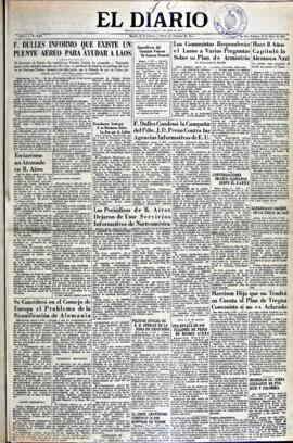 El Diario, edición del 10 de mayo de 1953