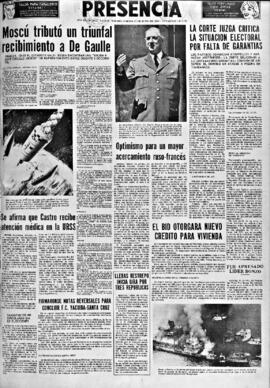 Presencia, edición del 21 de junio de 1966