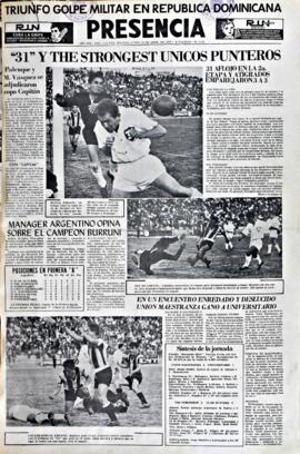 Presencia, edición del 26 de abril de 1965