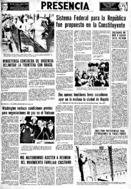 Presencia, edición del 6 de septiembre de 1966