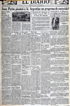 El Diario, edición del 19 de febrero de 1952