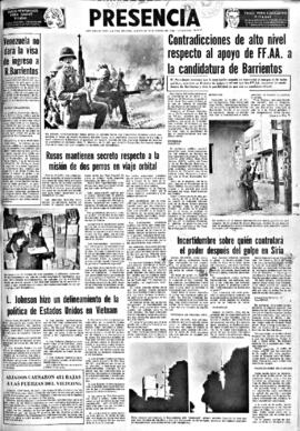 Presencia, edición del 24 de febrero de 1966