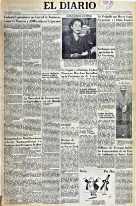 El Diario, edición del 3 de enero de 1953