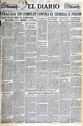 El Diario, edición del 23 de junio de 1951