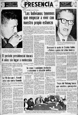 Presencia, edición del 26 de noviembre de 1966