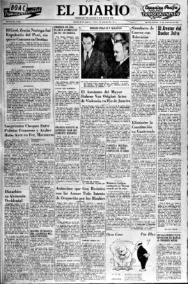 El Diario, edición del 12 de agosto de 1954