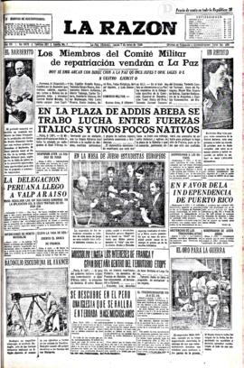 La Razón, edición del 7 de mayo de 1936