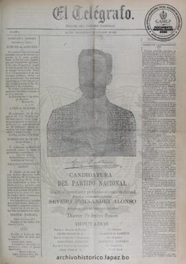 El Telegrafo, edición del 9 de octubre de 1895