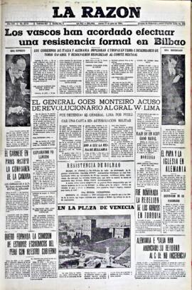 La Razón, edición del 17 de junio de 1937