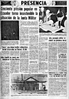 Presencia, edición del 29 de marzo de 1966