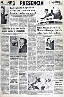 Presencia, edición del 4 de julio de 1965