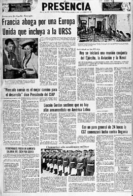 Presencia, edición del 2 de diciembre de 1966