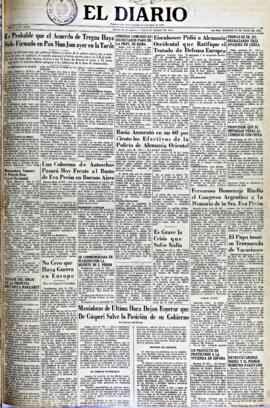 El Diario, edición del 26 de julio de 1953