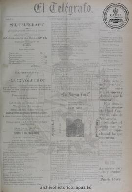 El Telegrafo, edición del 21 de abril de 1894