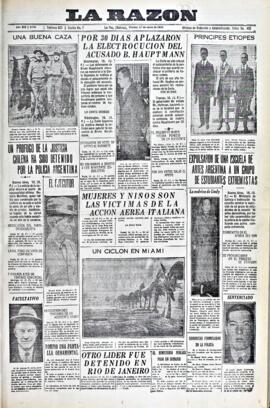 La Razón, edición del 17 de enero de 1936