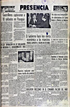 Presencia, edición del 10 de septiembre de 1964