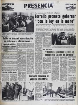 RESOLUCIÓN OFICIALIZÓ DESIGNACIÓN PRESIDENCIAL. (1981, 05 de septiembre). Presencia [La Paz, Bolivia], p. 1.