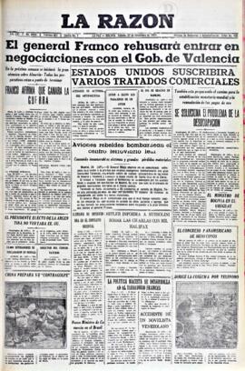 La Razón, edición del 27 de noviembre de 1937